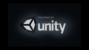 Pantalla inicial de Powered By Unity