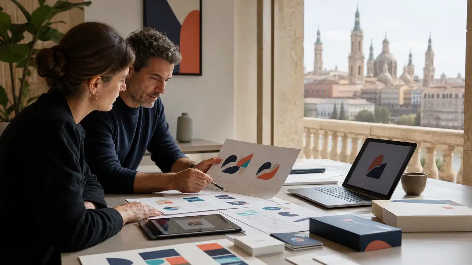 Diseño de identidad visual para una empresa en Zaragoza